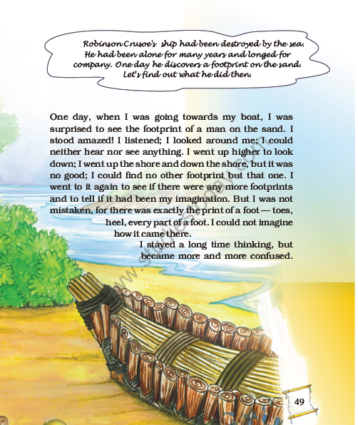 NCERT Class 5 English Marigold Robinson Crusoe